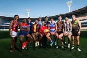 AFL FOOTBALL ALL TEAMS POSTER, LIONS,SWANS, PIES, TIGERS, EAGLES, CATS,GIANTS,1