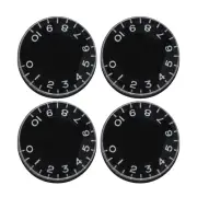 4 Pcs Guitar Accessories Knob Cap Adjustable Volume Control Knobs Tone
