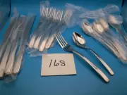 14 NEW ONEIDA CYPRUS DINNER FORKS KNIVES TEASPOONS STAINLESS STEEL FLATWARE