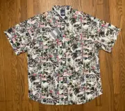 Columbia Shirt Mens 1X PFG Star Wars Cantina II Super Tamiami Short Sleeve