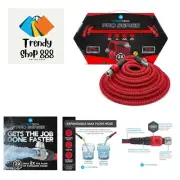200FT Pro Series 3/4" Expandable Burst Proof Garden Max Flow Hose – Lightweig...