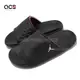 Nike 拖鞋 Jordan Play Slide GS 女鞋 大童鞋 黑 紅 皮革 一片拖 運動拖鞋 喬丹 DN3596-060