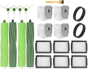 Compatible for IRobot Roomba I7 I8 E5 E6 I3 J7 I6 Robot Vacuum Cleaner Accessories Main Side Brush Spare Parts(20PCS2)