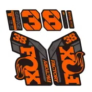 Fork Sticker for 2025 FOX 38 Factory step cast Mountain Bike Bicycle Orange Grey