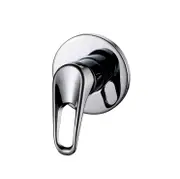Fienza Loop Chrome Solid Brass Wall Mixer