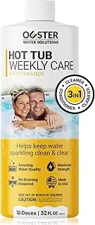 Bio Ouster 3in1 Weekly Hot Tub Cleaner, Conditioner, and Clarifier - Spa Chemicals for Inflatable Hot Tubs (32oz)