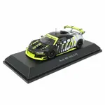 【名車館】原廠 AUDI R8 LMS GT2 BLACK YELLOW 1/43 5022000231 (合金車)