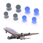 1Pair Pressure Reducing Earplugs Flight Noise Reduction Sleep Soundproof No===
