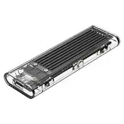 Orico USB 3.1 Type C Gen 2 M.2 Enclosure Transparent Black