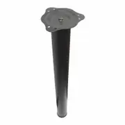 Adoored 60 x 710mm Black Round Adjustable Furniture Leg