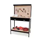3 Layered Work Bench Garage Storage Table Tool Shop Shelf