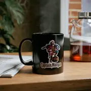 Captain Morgan Logo Premium Black Coffee Mug