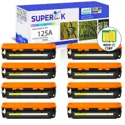 8 Pack CB542A 125A Yellow Toner for HP Color LaserJet CP1518ni CM1312nfi CP1215