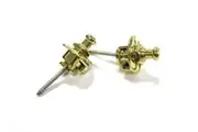 XTR Strap Lock 1X Gold Pair Of Strap Locks Spring Loaded Full Release