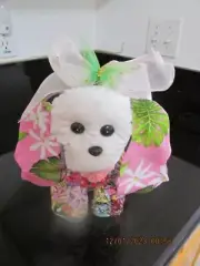 MARIANNE of MAUI KEEPSAKE QUILTED PARLOR PET POOCH COCKER SPANIEL HANDMADE