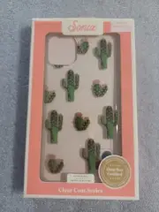 iPhone Case 11 Pro XS Max Sonix Apple Clear Coat Case Prickly Pear Cactus