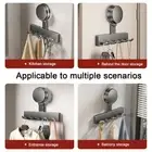 With 3/5 Hooks Storage Rack for Coat Towel Reusable Universal Hook Kitchen