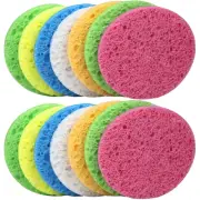 25 Pcs Cleansing Face Facial Exfoliating Sponge Cellulose Sponges