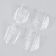 2Pcs Eye Flexible Clear Shields Side Safety Goggles Glasses Universal Anti ^KF