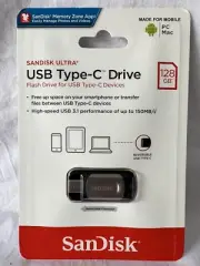 SanDisk SDCZ450-128G-A46 SanDisk 128GB Ultra USB Type-C Flash Drive - NEW