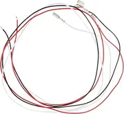 Angoily 3pcs Plastic Phonograph Lead Wires for Turntable Easy Install Remove Stereo Wires