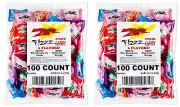 Fizzy Bulk Candy (Assorted, 200 Units)- Hard Candy Individually Wrapped- Assorte