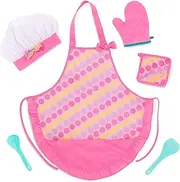 Play Circle – Play Kitchen For Toddlers – Baking Set – Chef'S Hat & Apron – Pretend Play – Ages 3 Years Old & Up – Smart Cookie Chef's Apron