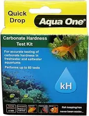 Aquarium Test Kit Carbonate Hardness kH Quickdrop 92057 Fish Tank Aqua One