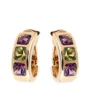 Van Cleef & Arpels 18K 18.00 ct. tw. Gemstone Earrings (Authentic Pre-Loved)