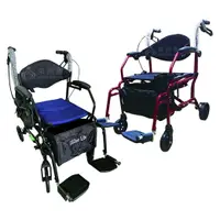 在飛比找樂天市場購物網優惠-來而康 富士康 機械式輪椅 FZK-CH3025 兩用助步車