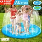 Outdoor 170cm Kids Splash Sprinkler Water Play Pad Mat Inflatable Spray Pool Toy