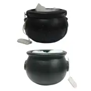 Halloween Witch Bucket Halloween Decorations Simulation Mist Maker Unique
