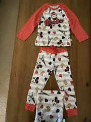 DESIGNER Peter Alexander Disney Minnie Mouse PJ Set Unisex Size 3 w bag BNWT