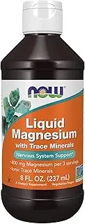 Now Foods Liquid Magnesium with Trace Mineral, 8 Ounce