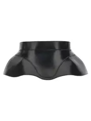 [Alexander Mcqueen] Alexander Mcqueen-Corset Belt Cinture Nero-Donna 40IT