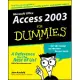 Access 2003 for Dummies