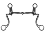 Showman Western Seven Shank Smooth Snaffle Bit