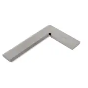 Carpenter 125mmx80mm L Shaped Right Angle Try Square Ruler Measuring Tool