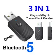 Wireless Bluetooth 5.0 adapter AUX audio stereo receiver speaker transmitter
