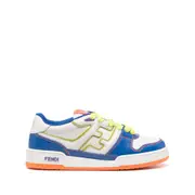[Fendi] Fendi Match Leather Sneakers 40 IT WHITE/BLUE