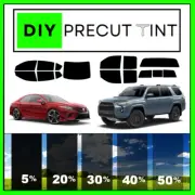 DIY PreCut Premium Ceramic Window Tint Kit 06-24 Fits Toyota Corolla ALL Windows (for: Toyota)