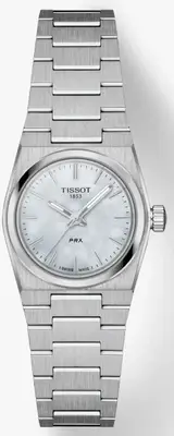 Tissot PRX 35mm Quartz White Dial and Grey Bracelet Men's Watch T1370101111100