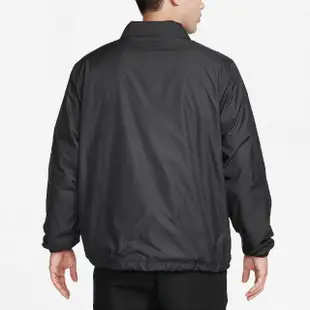 【NIKE 耐吉】外套 Club Coaches Jacket 男款 黑 白 梭織 寬鬆 抽繩 教練外套 風衣 夾克(FN3317-010)