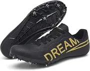 [SDEQA] Track and Field Spike Shoes for Unisex Mens Kids Running Sprint Shoes Breathable Athletics Shoes