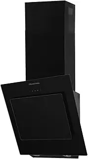 Russell Hobbs RHGCH702B 60cm Wide Angled 5 Function, LED Light, Cooker Hood Black Glass