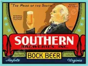 Southern Breweries Bock Beer Label 18" x 24" Metal Sign