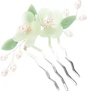 WRITWAA Vintage Floral Hair Comb Elegant Inserted Comb for Weddings Parties Special Occasions Smooth Touch Lightweight Unique Flower Design for Women