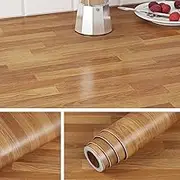 Livelynine 24 X394 Inch Wood Grain Peel and Stick Countertops Butcher Block Counter Top Contact Paper Waterproof Wallpaper for Kitchen Island Counters Table Top Desk Renter Friendly Cabinet Covering