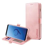 For Samsung Galaxy S9 Case, SupRShield Wallet Leather Flip Magnetic Stand Case Cover (Rose Gold)