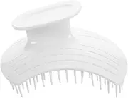 VICASKY Hair Scalp Exfoliator Brush Flexible Scalp Massager Tool for Itch Relief Soft Bristles Shampoo Brush for Home Travel Office Use Compact Shower Hair Scrubber